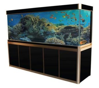 Black 360 Gallon Glass Aquarium Fish-Tank